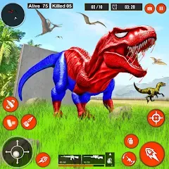 Скачать взлом Real Dino Hunter 3D Gun Games (Уайлд Динозавр Хантер Ган Геймс)  [МОД Unlocked] - стабильная версия apk на Андроид