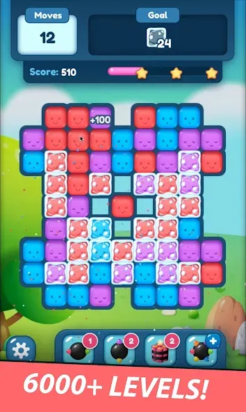 Match Blast Puzzle 3  [МОД Меню] Screenshot 2