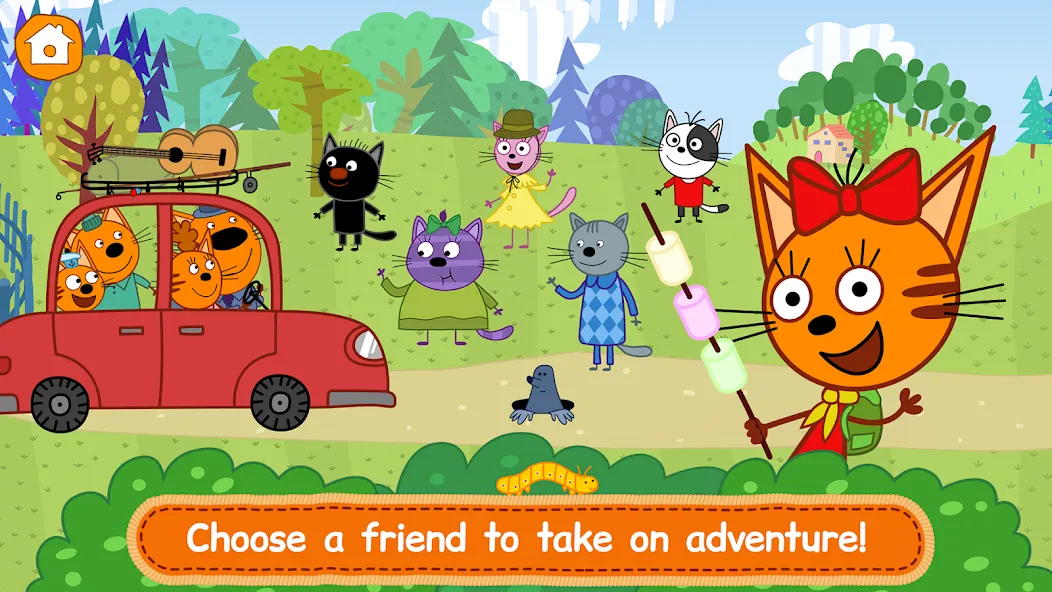 Kid-E-Cats: Kitty Cat Games!  [МОД Mega Pack] Screenshot 1