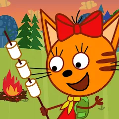 Взломанная Kid-E-Cats: Kitty Cat Games!  [МОД Mega Pack] - последняя версия apk на Андроид