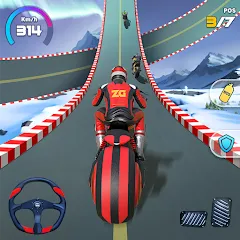 Скачать взломанную Bike Race: Racing Game (Байк Гейм 3D)  [МОД Меню] - полная версия apk на Андроид