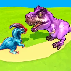 Взломанная Dino Merge (Дино Мердж)  [МОД Menu] - полная версия apk на Андроид