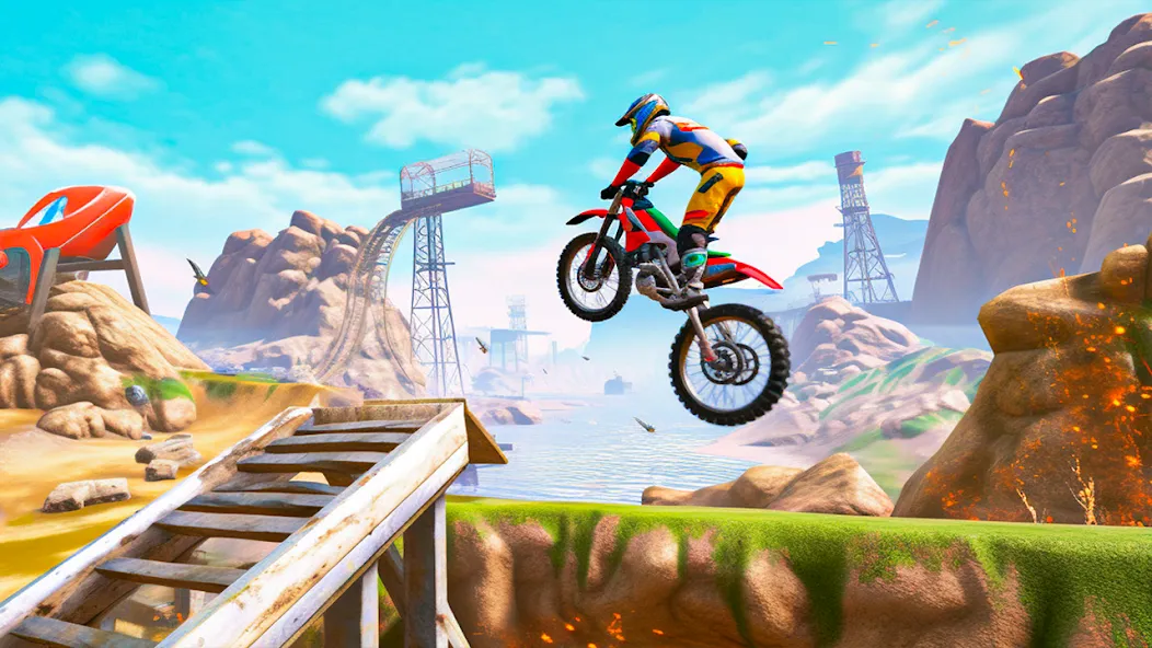 Ultimate Bike Stunt: Bike Game (Ультимейт Байк Стант)  [МОД Unlimited Money] Screenshot 4