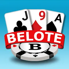 Скачать взлом Blot Belote Coinche Online  [МОД Бесконечные монеты] - последняя версия apk на Андроид