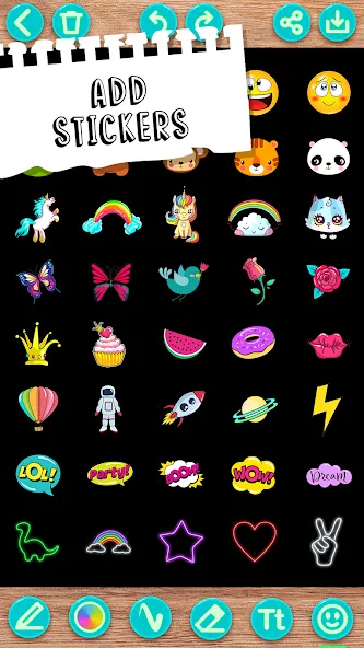 Draw Doodle - Kids drawing  [МОД Mega Pack] Screenshot 4