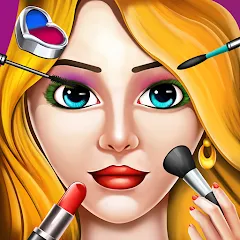 Взломанная Girls Dress Up: Makeup Games  [МОД Бесконечные монеты] - стабильная версия apk на Андроид