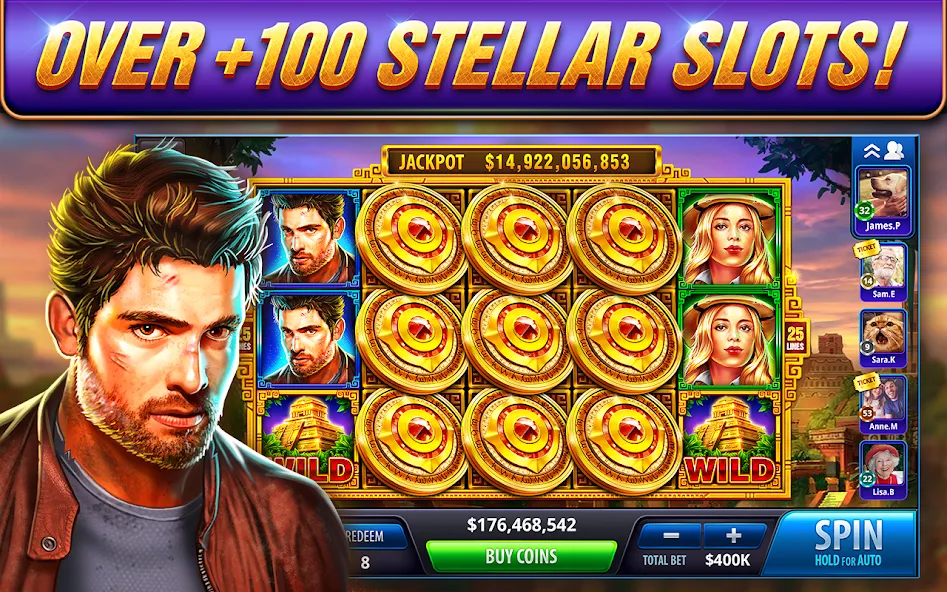 Take 5 Vegas Casino Slot Games (Тейк 5 Вегас Казино Слот игры)  [МОД Menu] Screenshot 1