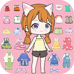 Взлом YOYO Doll Anime Dress Up Game (ЙОЙО)  [МОД Unlimited Money] - последняя версия apk на Андроид