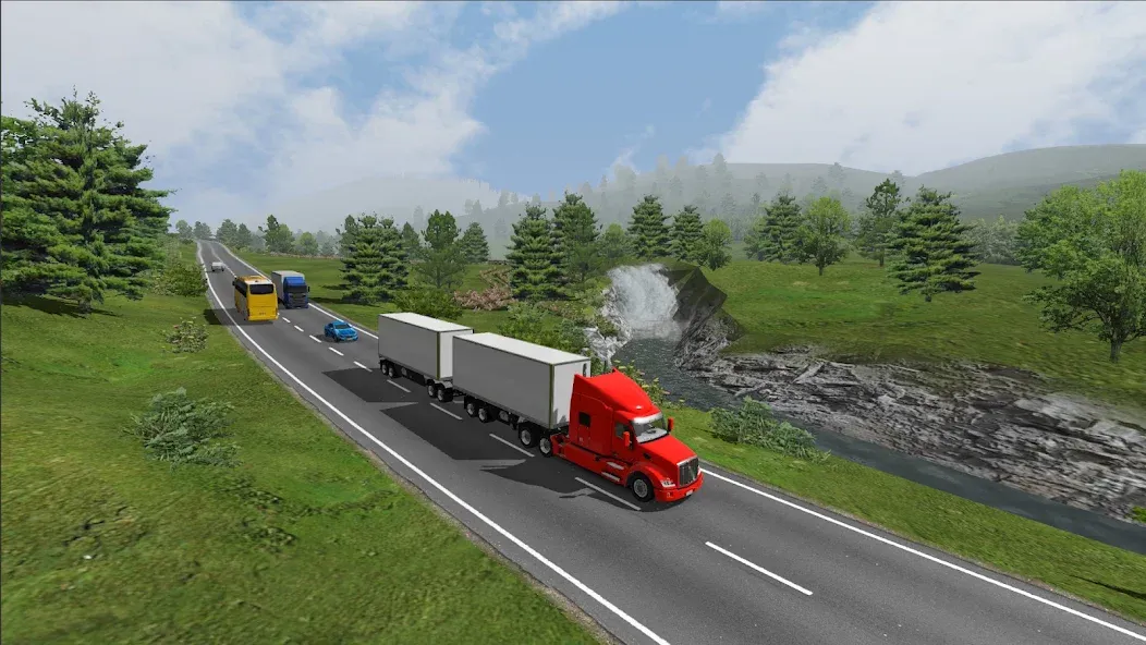 Universal Truck Simulator (Юниверсал Трак Симулятор)  [МОД Много денег] Screenshot 3