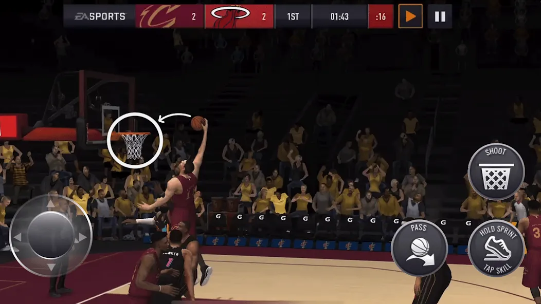 NBA LIVE Mobile Basketball (НБА Лайв Мобайл)  [МОД Unlocked] Screenshot 4