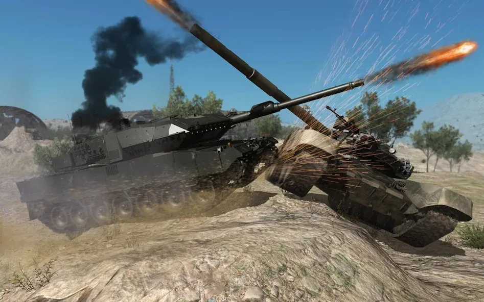 Real Tank Battle : War Machine (Реальное танковое сражение)  [МОД Menu] Screenshot 1