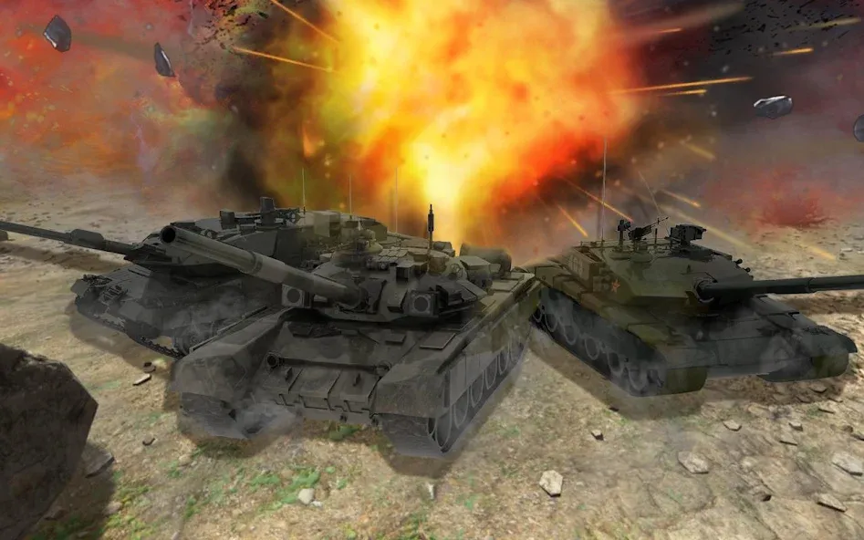 Real Tank Battle : War Machine (Реальное танковое сражение)  [МОД Menu] Screenshot 4