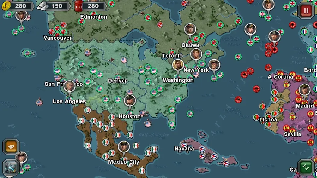 World Conqueror 3-WW2 Strategy (Ворлд Конкерор 3)  [МОД Mega Pack] Screenshot 2