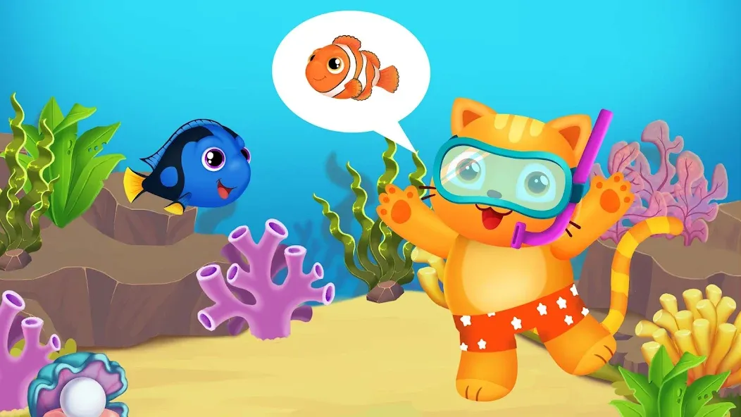 Baby Aquarium - Fish game  [МОД Menu] Screenshot 3