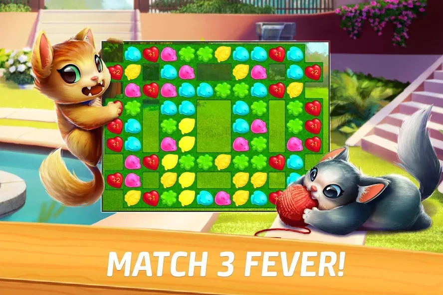 Meow Match (Мяу Матч)  [МОД Unlocked] Screenshot 4