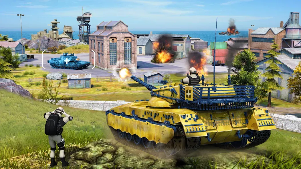 Tank Battle Army Games 2023  [МОД Много денег] Screenshot 2