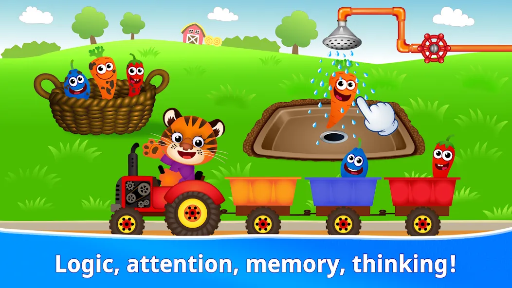 Educational games for toddlers  [МОД Бесконечные монеты] Screenshot 2