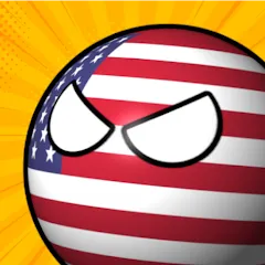 Взломанная e-Sim Countryball Be President  [МОД Бесконечные деньги] - последняя версия apk на Андроид