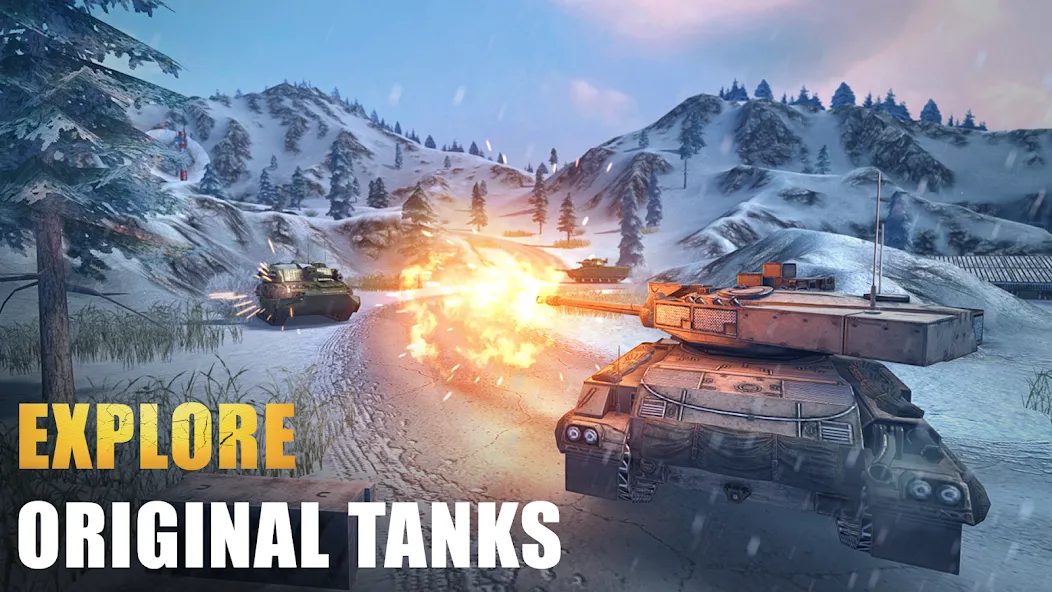 Tank Force: Tank games blitz  [МОД Menu] Screenshot 4