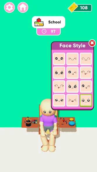 Famous Fashion - Dress Up Game (Фэймос Фэшн)  [МОД Много монет] Screenshot 5