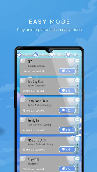 Piano Anime Tiles Music (Пиано Аниме Плитки Музыка)  [МОД Unlimited Money] Screenshot 3