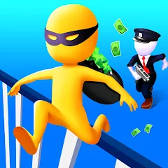 Взломанная Thief Run Race 3D: Fun Race  [МОД Меню] - полная версия apk на Андроид