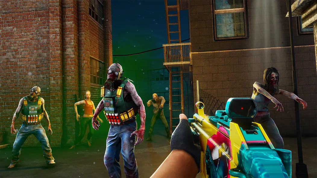 Zombination - FPS Zombie Games (Зомбинация)  [МОД Много денег] Screenshot 2