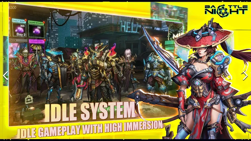 Battle Night: Cyberpunk RPG (Бэтл Найт)  [МОД Unlocked] Screenshot 4