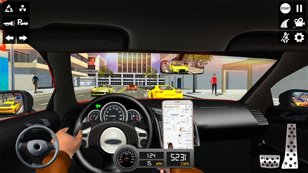 Taxi Simulator 3d Taxi Sim  [МОД Unlimited Money] Screenshot 5