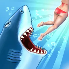 Скачать взлом Hungry Shark Evolution (Хангри Шарк Эволюшн)  [МОД Бесконечные деньги] - полная версия apk на Андроид