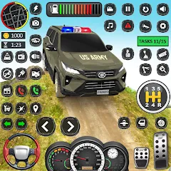 Скачать взломанную Flying Prado Car Robot Game  [МОД Много денег] - полная версия apk на Андроид