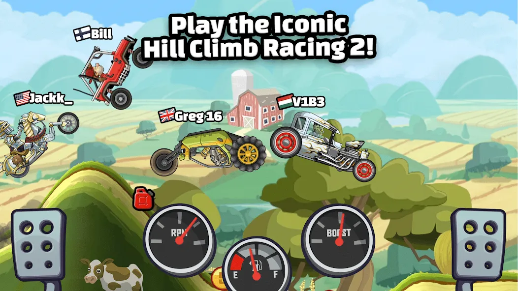 Hill Climb Racing 2 (Хилл Клаим Рейсинг 2)  [МОД Unlocked] Screenshot 1