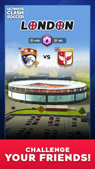 Ultimate Clash Soccer (Ултимейт Драфт Соккер)  [МОД Много монет] Screenshot 5