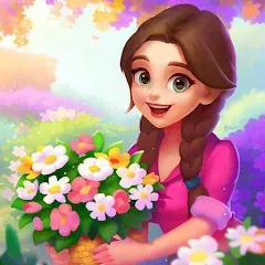 Взломанная Dream Flower Dressup  [МОД Все открыто] - стабильная версия apk на Андроид