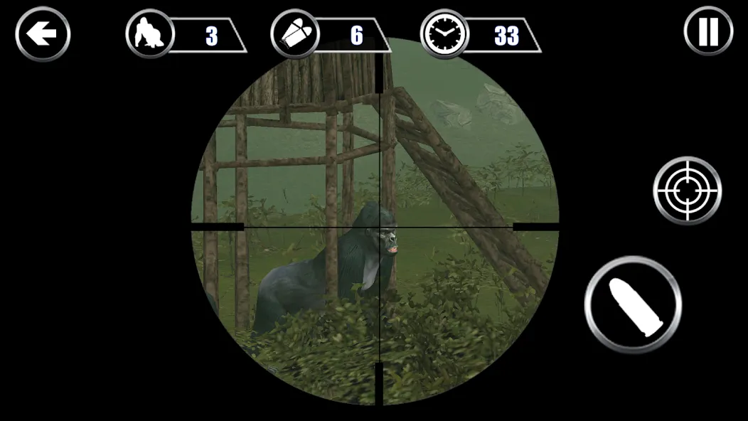 Gorilla Hunter: Hunting games (Горилла Хантер)  [МОД Все открыто] Screenshot 1