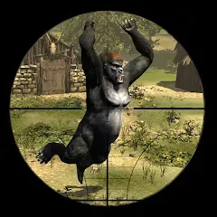 Взломанная Gorilla Hunter: Hunting games (Горилла Хантер)  [МОД Все открыто] - стабильная версия apk на Андроид