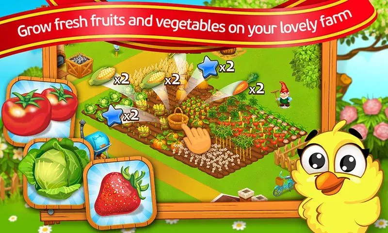 Farm Town: Cartoon Story  [МОД Бесконечные деньги] Screenshot 5