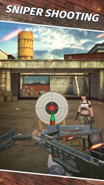 Sniper Shooting : 3D Gun Game  [МОД Много монет] Screenshot 2