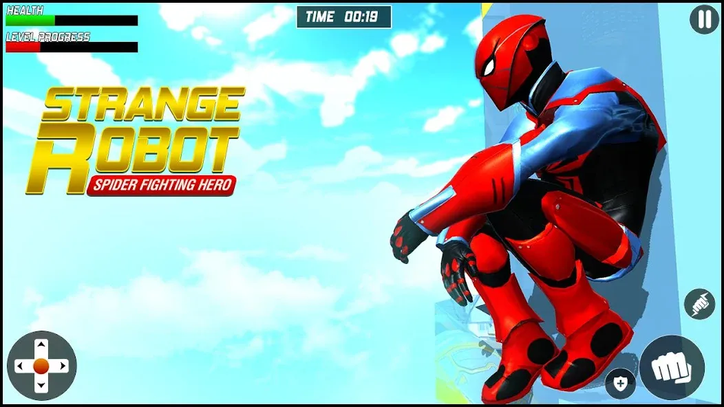 Strange Robot Spider hero Game  [МОД Menu] Screenshot 1