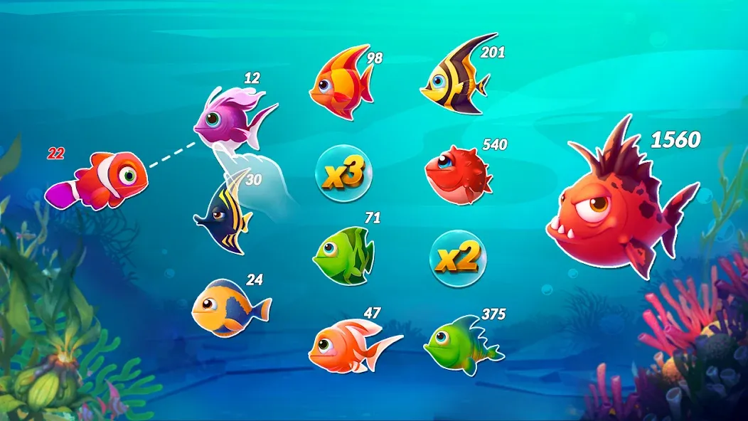 Big Eat Fish Games Shark Games  [МОД Много денег] Screenshot 5