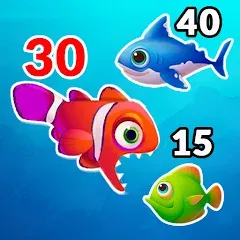 Скачать взлом Big Eat Fish Games Shark Games  [МОД Много денег] - стабильная версия apk на Андроид