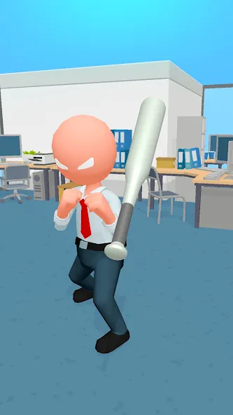 Crazy Office — Slap & Smash  [МОД Бесконечные деньги] Screenshot 3