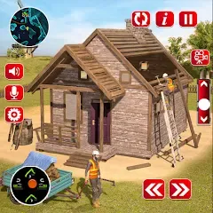 Взлом Wood House Construction Game  [МОД Menu] - стабильная версия apk на Андроид