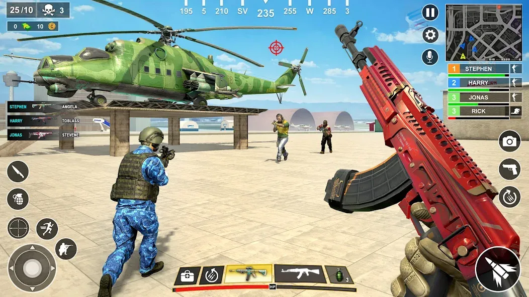 Anti Terrorist Shooting Game  [МОД Unlocked] Screenshot 2