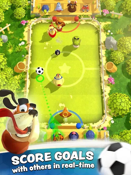 Rumble Stars Football (Рамбл Старс)  [МОД Бесконечные деньги] Screenshot 1