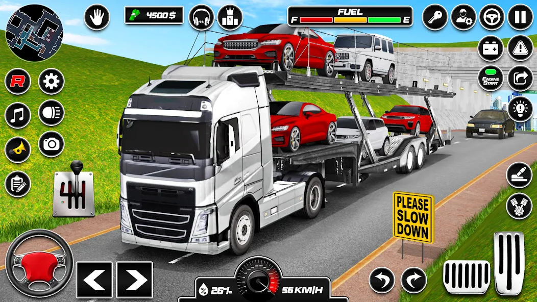 Car Transporter 3d:Truck Games  [МОД Mega Pack] Screenshot 1