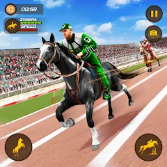 Взломанная Horse Racing Game: Horse Games  [МОД Menu] - последняя версия apk на Андроид