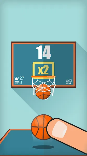 Basketball FRVR - Dunk Shoot (Баскетбол ФРВР)  [МОД Много монет] Screenshot 5