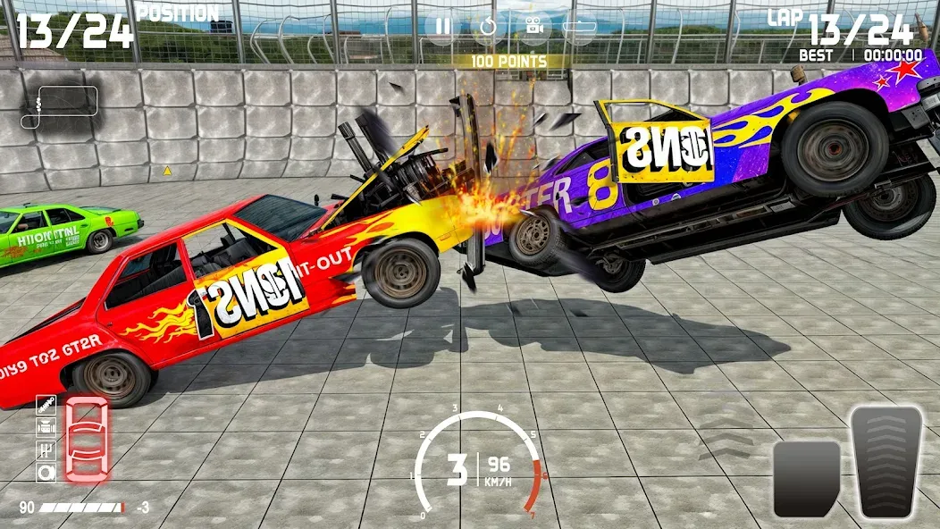 Demolition Derby: Car Games  [МОД Меню] Screenshot 5