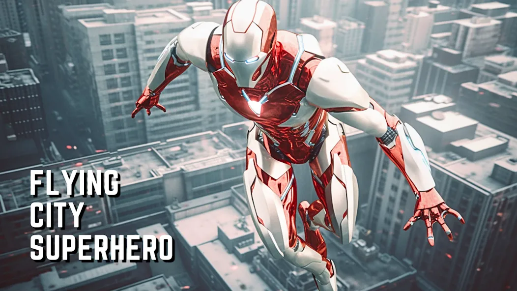 Super hero Flying iron jet man  [МОД Много денег] Screenshot 1